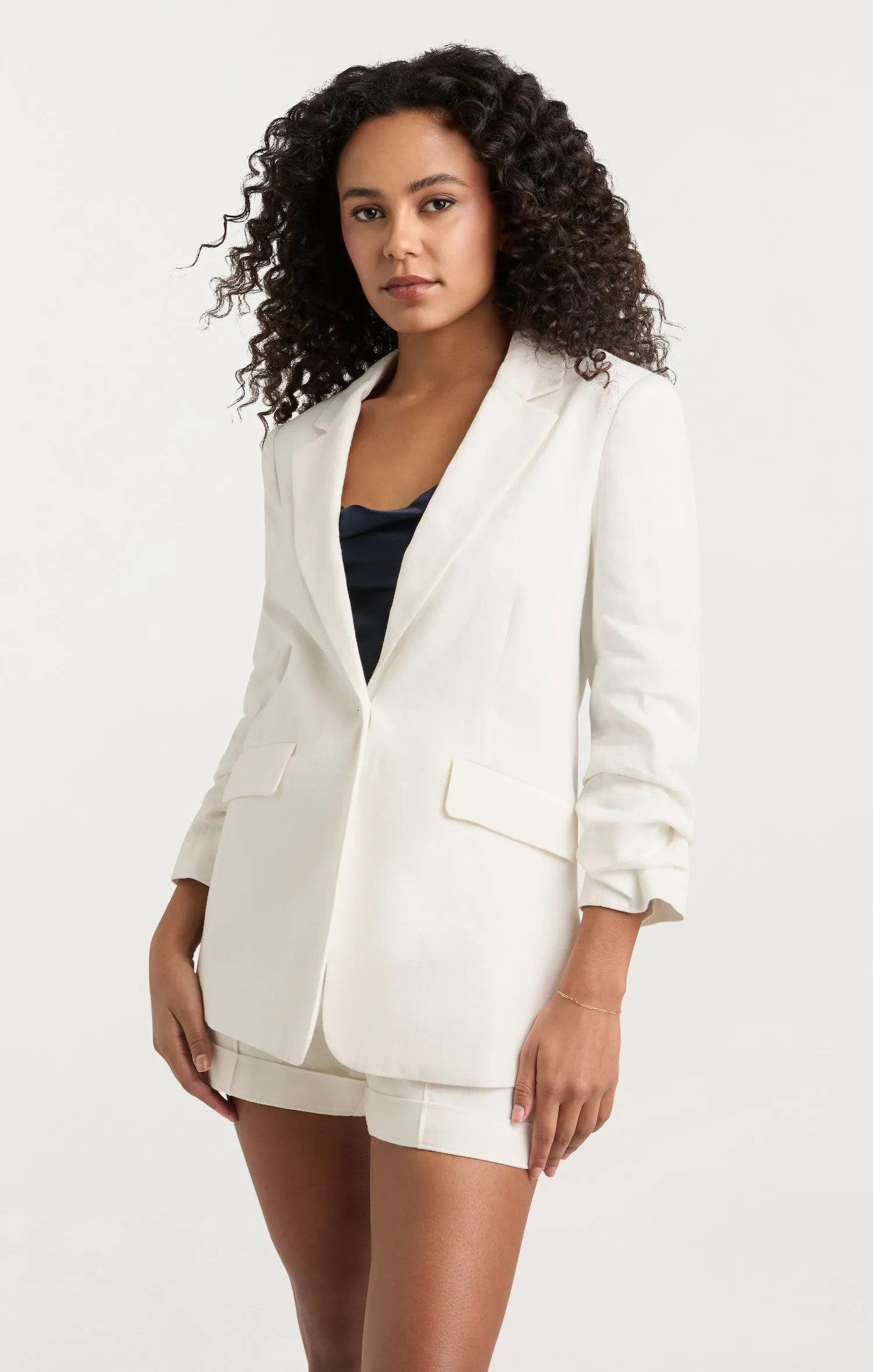Linen Suiting Kylie Blazer sold by cinq a sept product image thumbnail 5