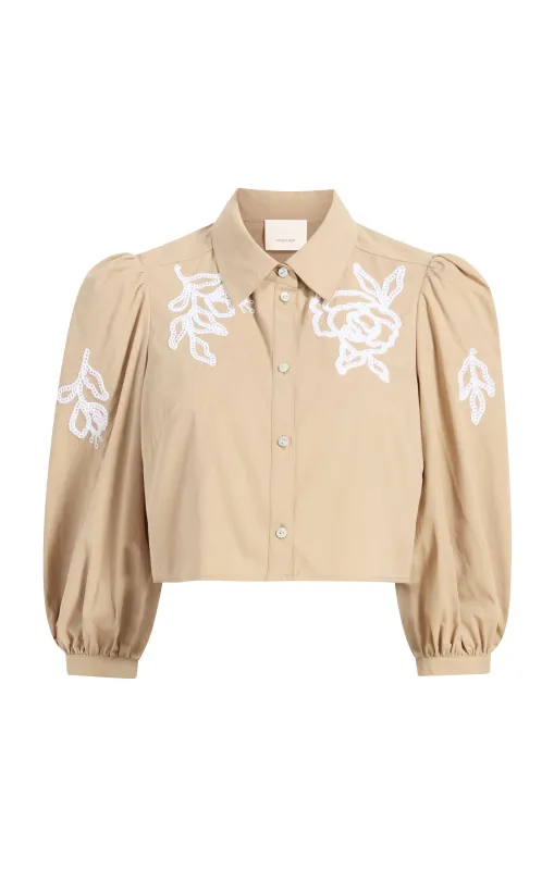 Trailing Peonies Tilda Top made by cinq a sept