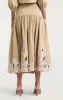 Trailing Peonies Tilda Skirt sold by cinq a sept