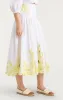 Trailing Peonies Tilda Skirt sold by cinq a sept