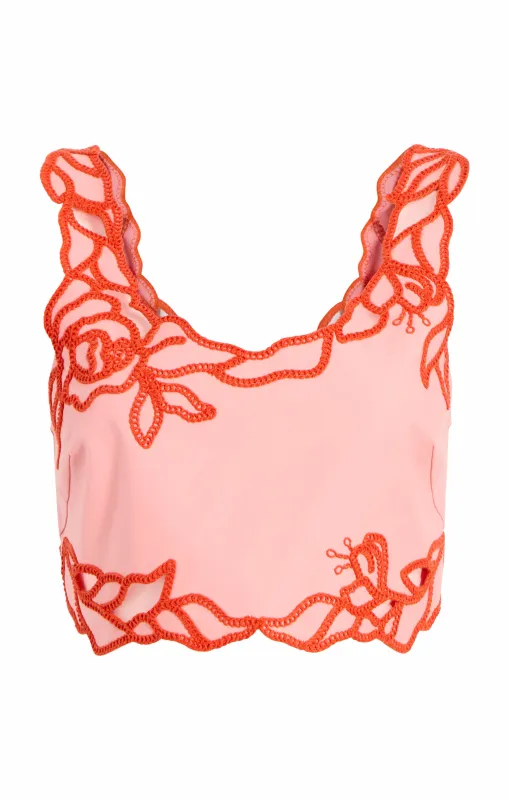 Trailing Peonies Bonita Top sold by cinq a sept