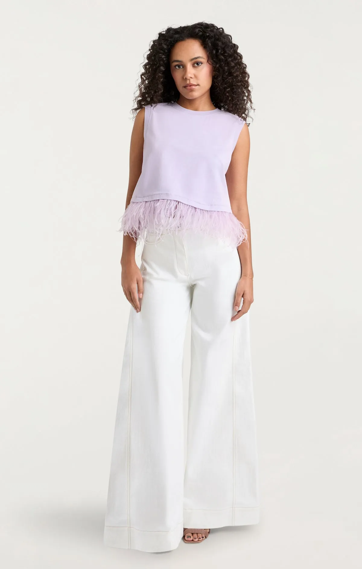 Cropped Feather Tee sold by cinq a sept product image thumbnail 2