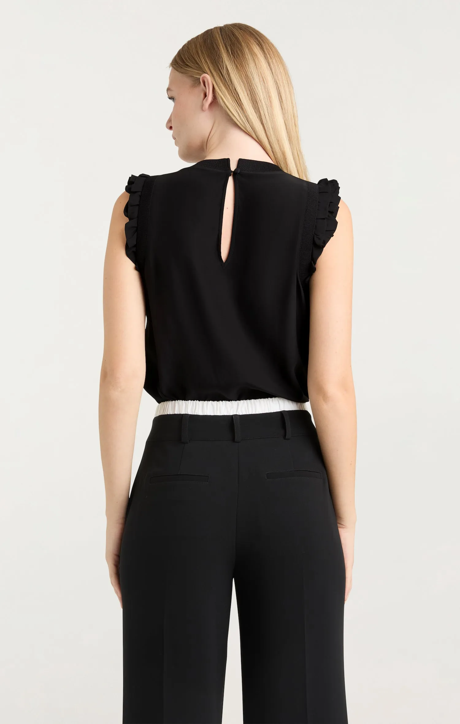 Woven Ruffle Lenore Top sold by cinq a sept product image thumbnail 5