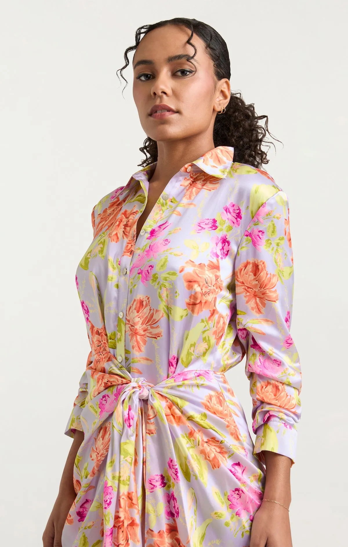 Midnight Tulips Mini Jacey Dress sold by cinq a sept product image thumbnail 5