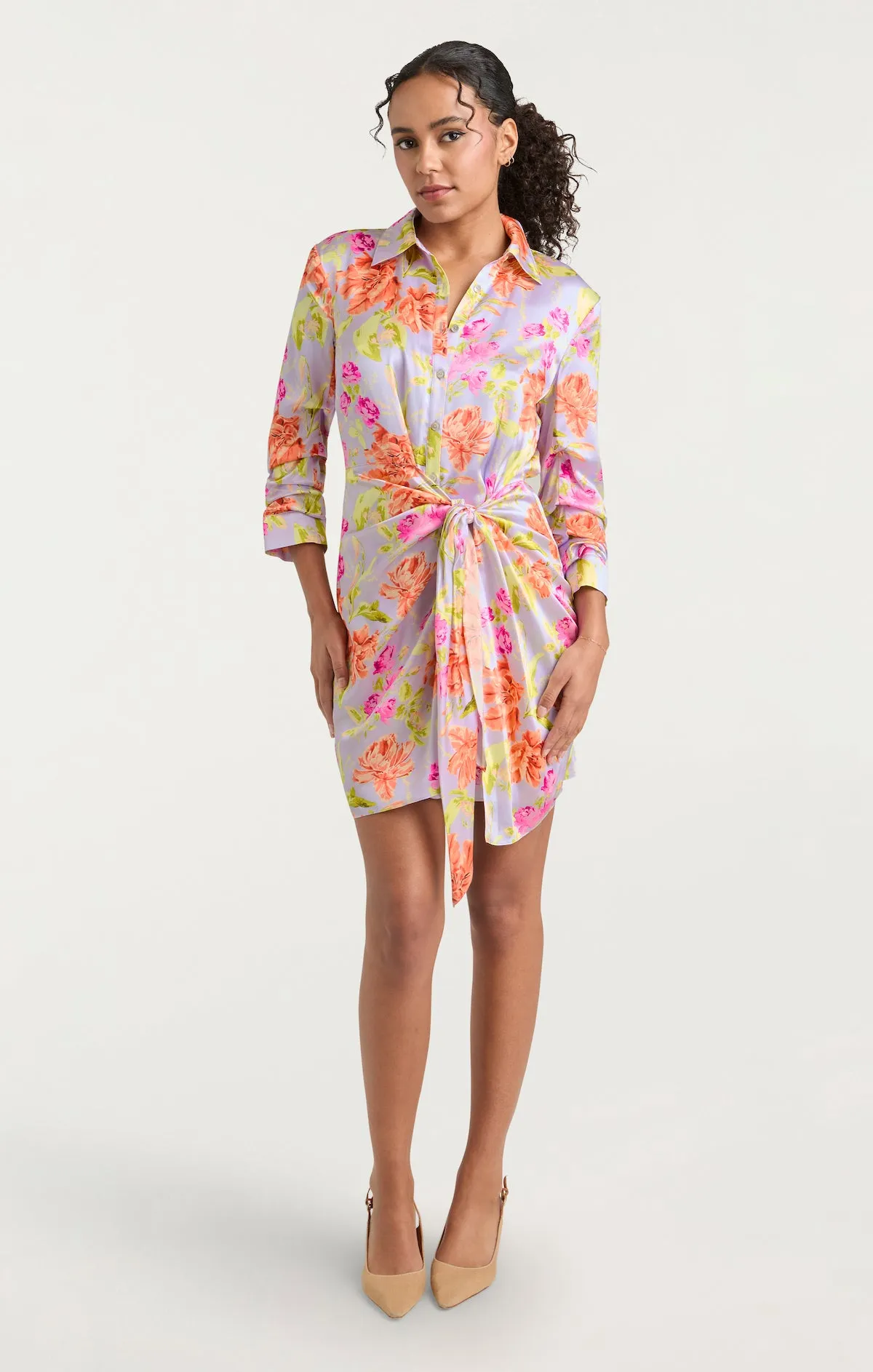 Midnight Tulips Mini Jacey Dress sold by cinq a sept product image thumbnail 2