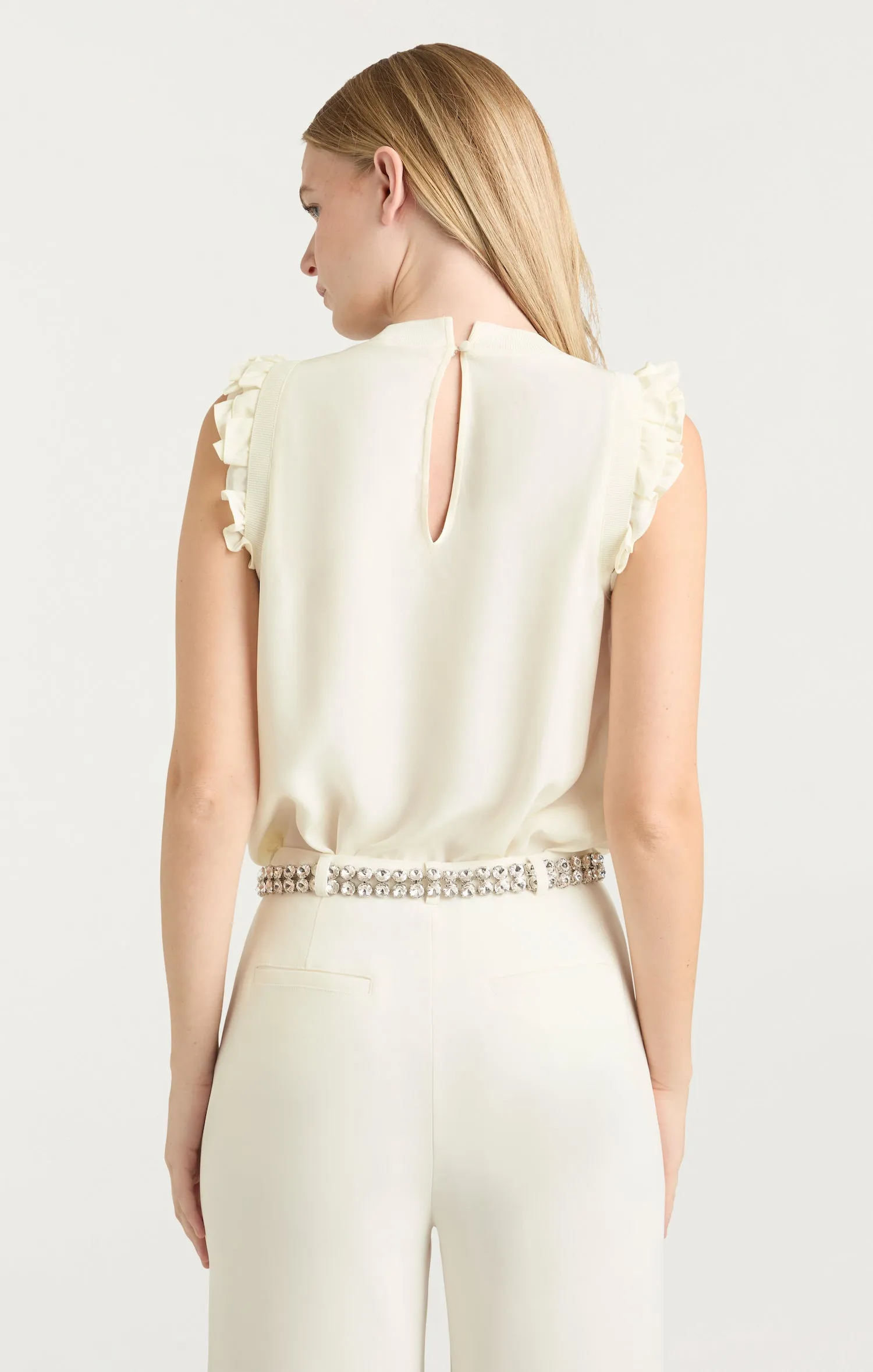 Woven Ruffle Lenore Top sold by cinq a sept product image thumbnail 4