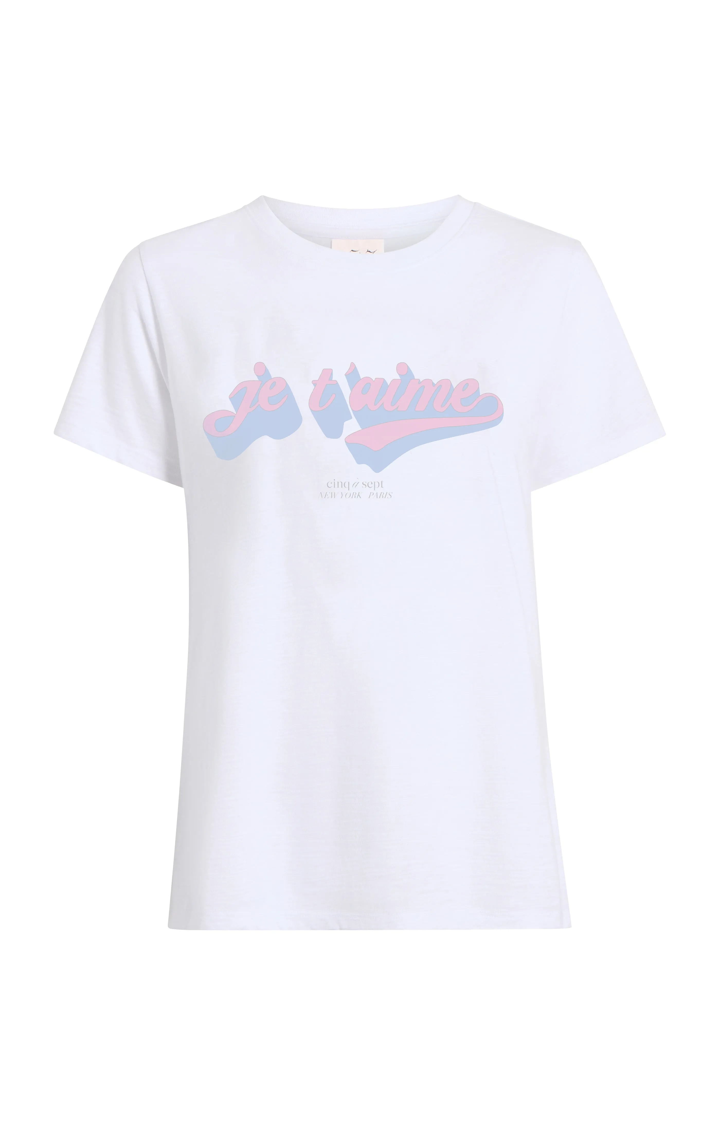 Je T'aime Logo Shrunken Tee sold by cinq a sept