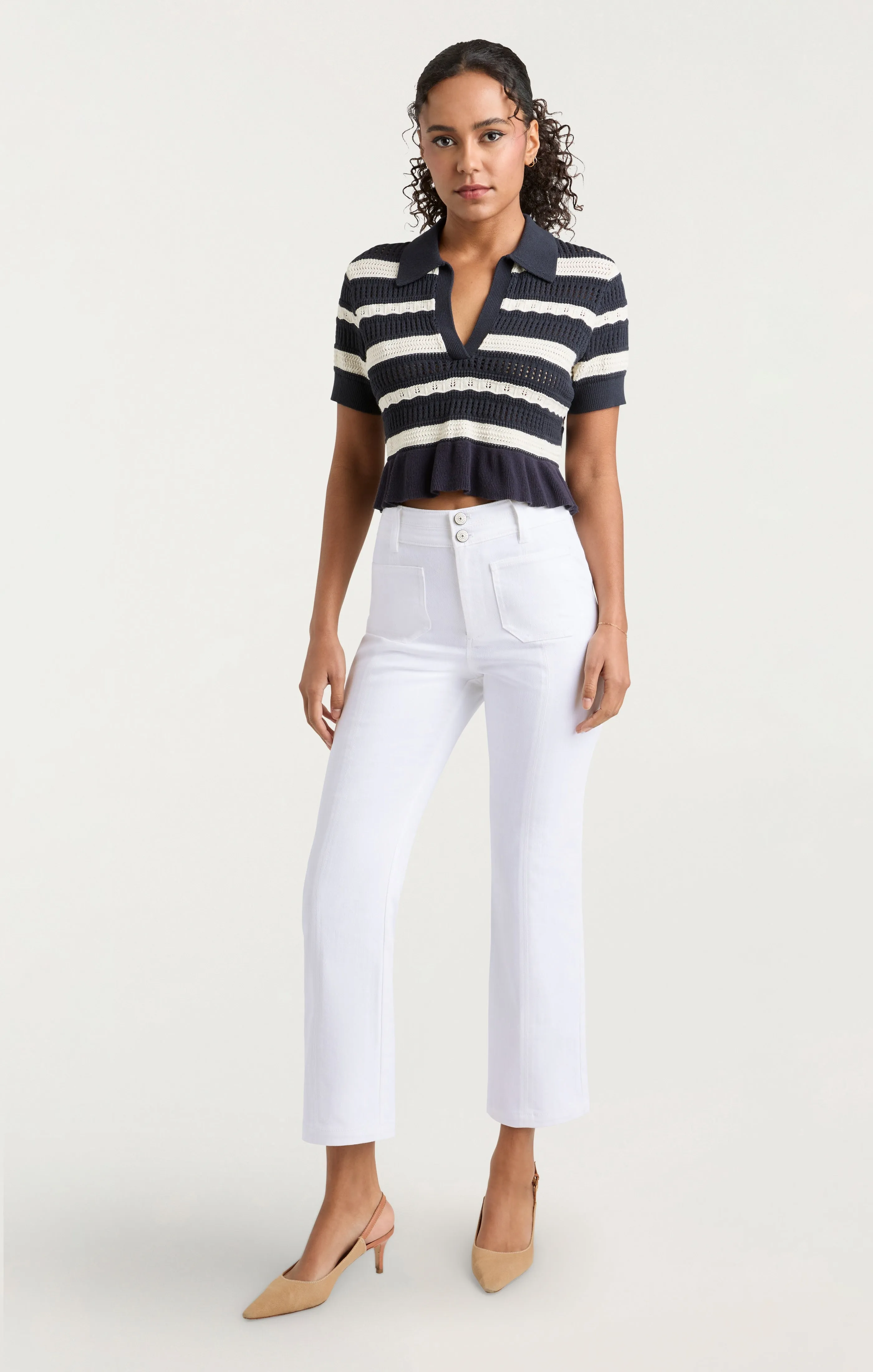 White Dorothea Jeans sold by cinq a sept product image thumbnail 2