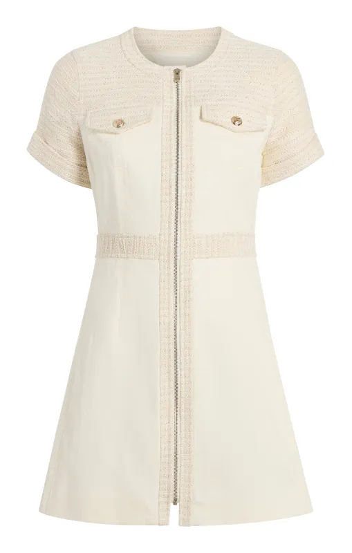 Braided Tweed Layla Dress sold by cinq a sept