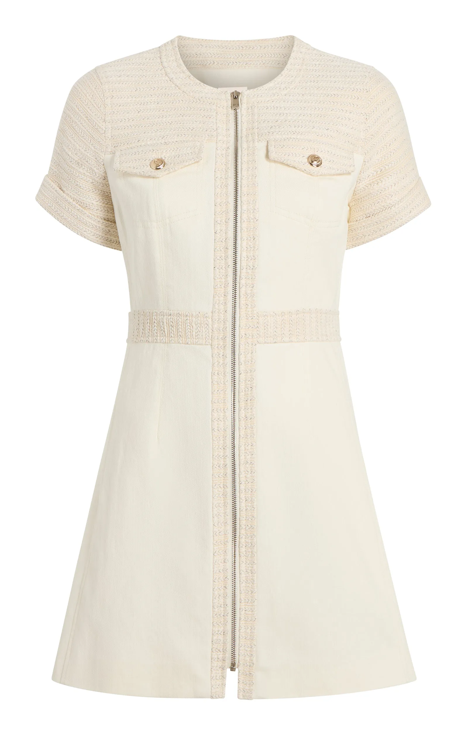 Braided Tweed Layla Dress sold by cinq a sept