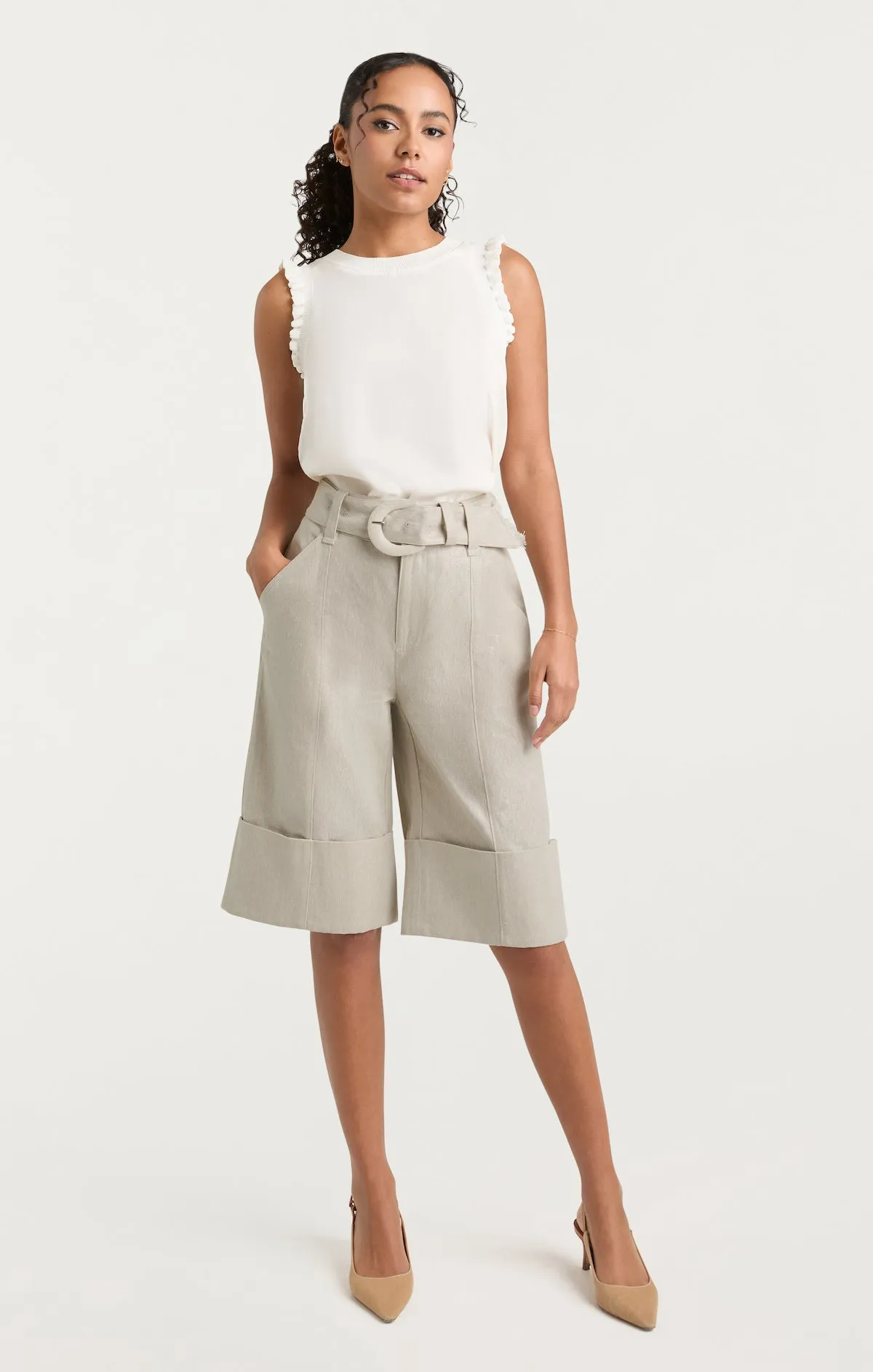 Lurex Linen Vassi Short sold by cinq a sept product image thumbnail 3