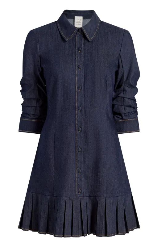 Indigo Denim Lucilla Dress sold by cinq a sept