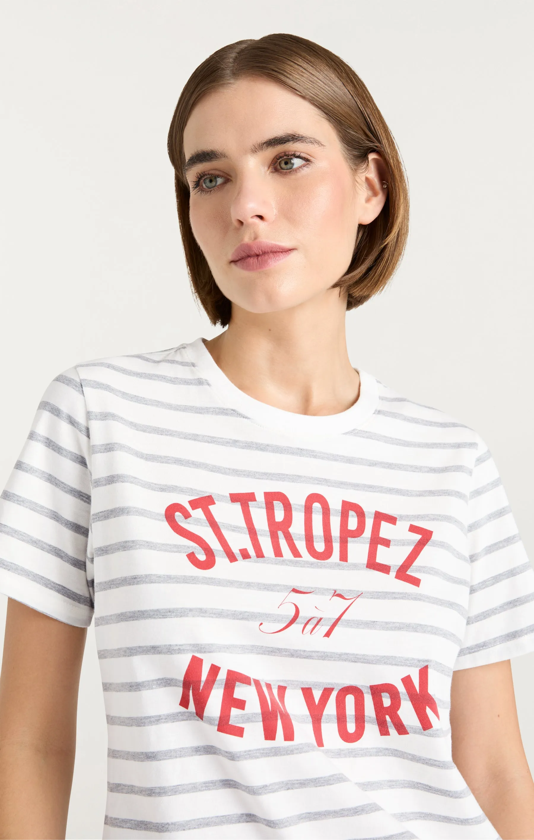 St Tropez Ny Shrunken Tee sold by cinq a sept product image thumbnail 5