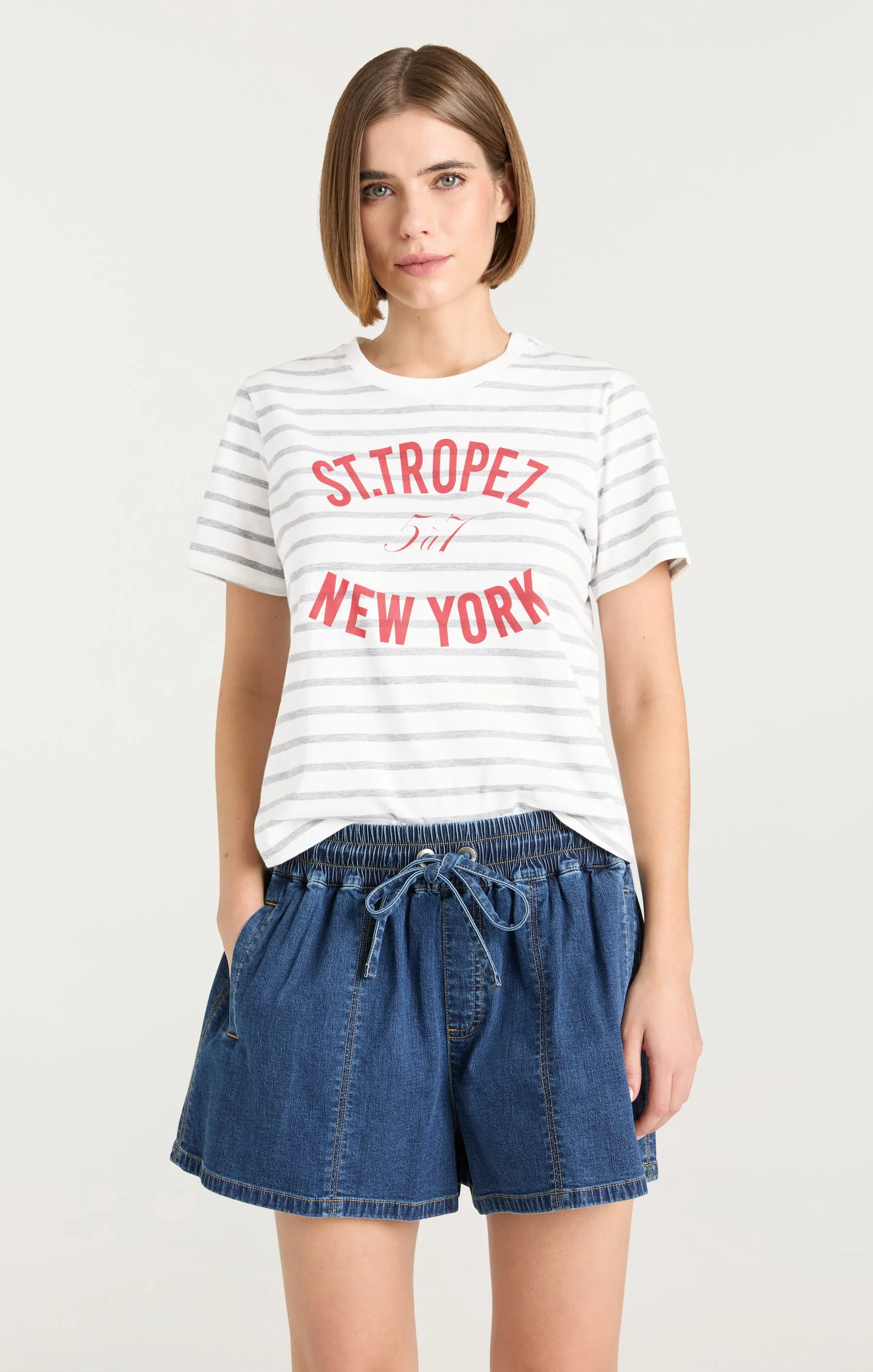 St Tropez Ny Shrunken Tee sold by cinq a sept product image thumbnail 4