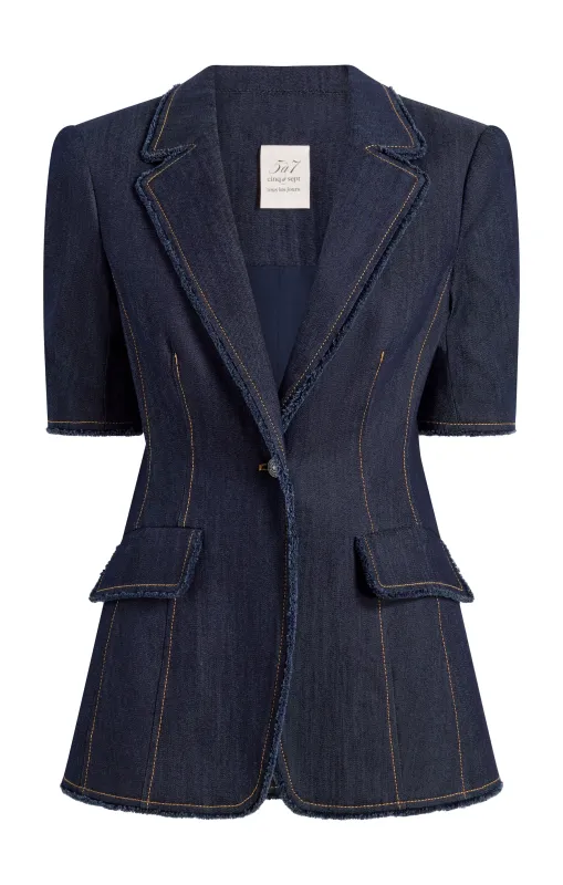 Short Sleeve Sallie Blazer sold by cinq a sept