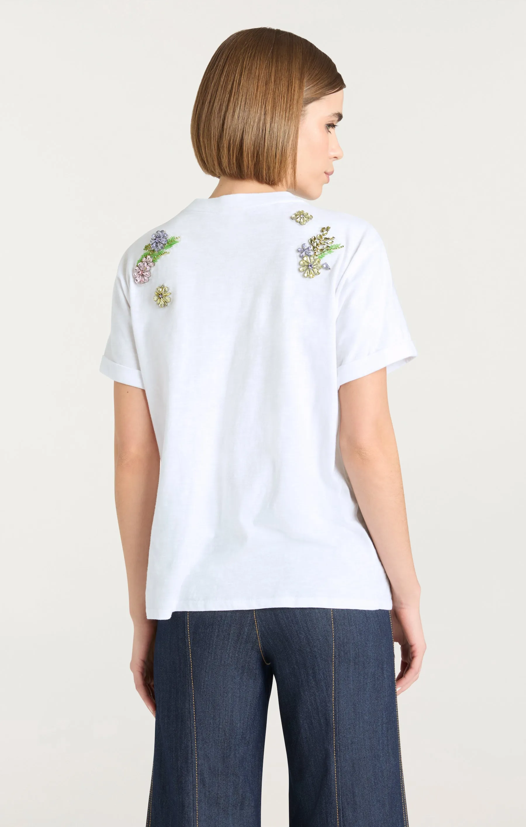 Crystal Ivy Shrunken Tee sold by cinq a sept product image thumbnail 2