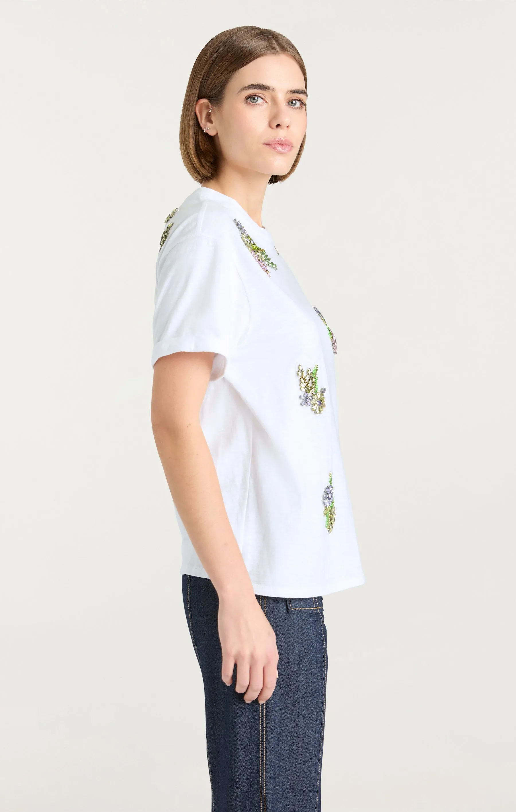 Crystal Ivy Shrunken Tee sold by cinq a sept product image thumbnail 4