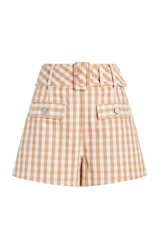 Gingham Allie Jean Short sold by cinq a sept
