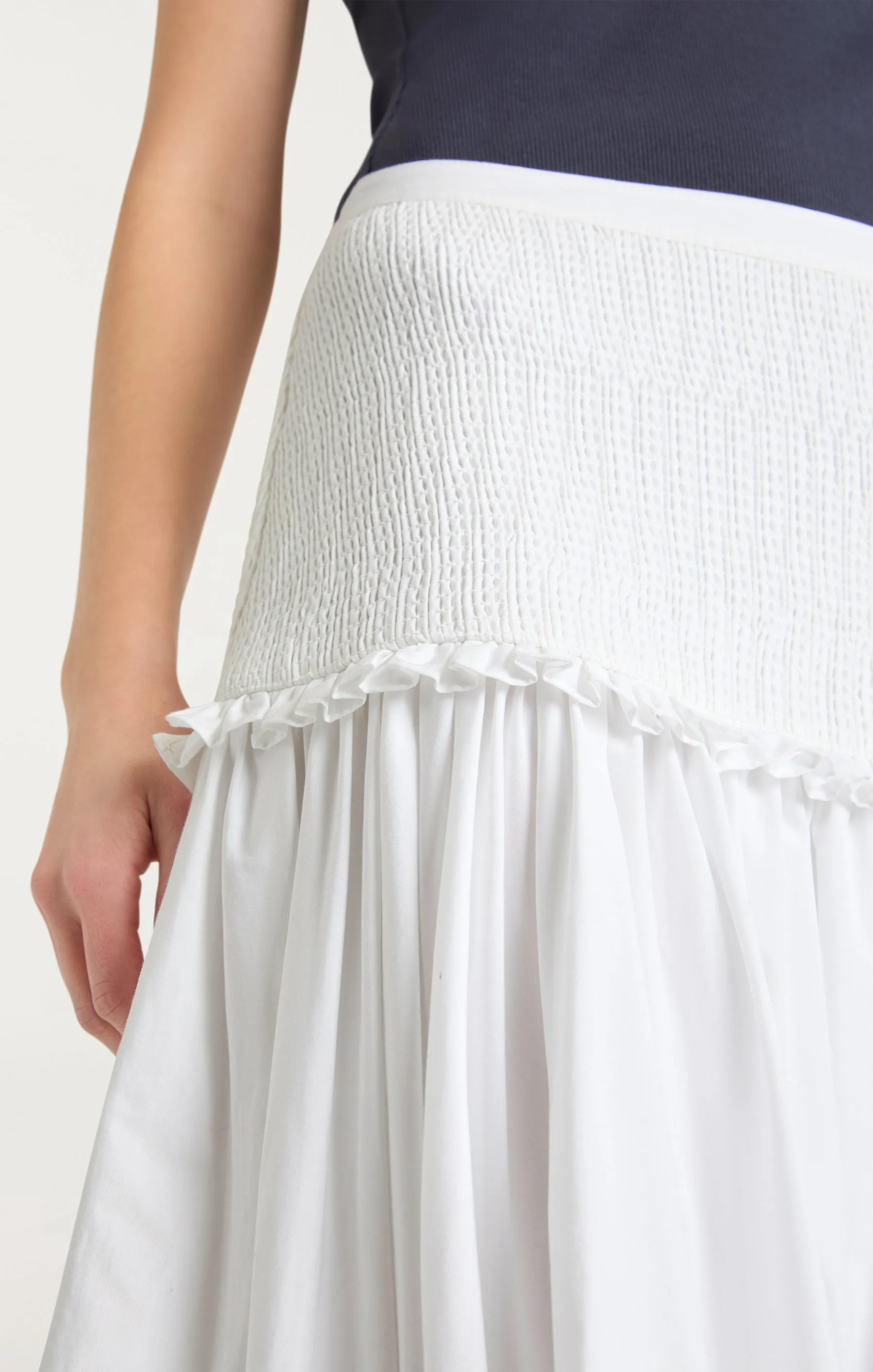 Smocked Ellah Skirt sold by cinq a sept product image thumbnail 4