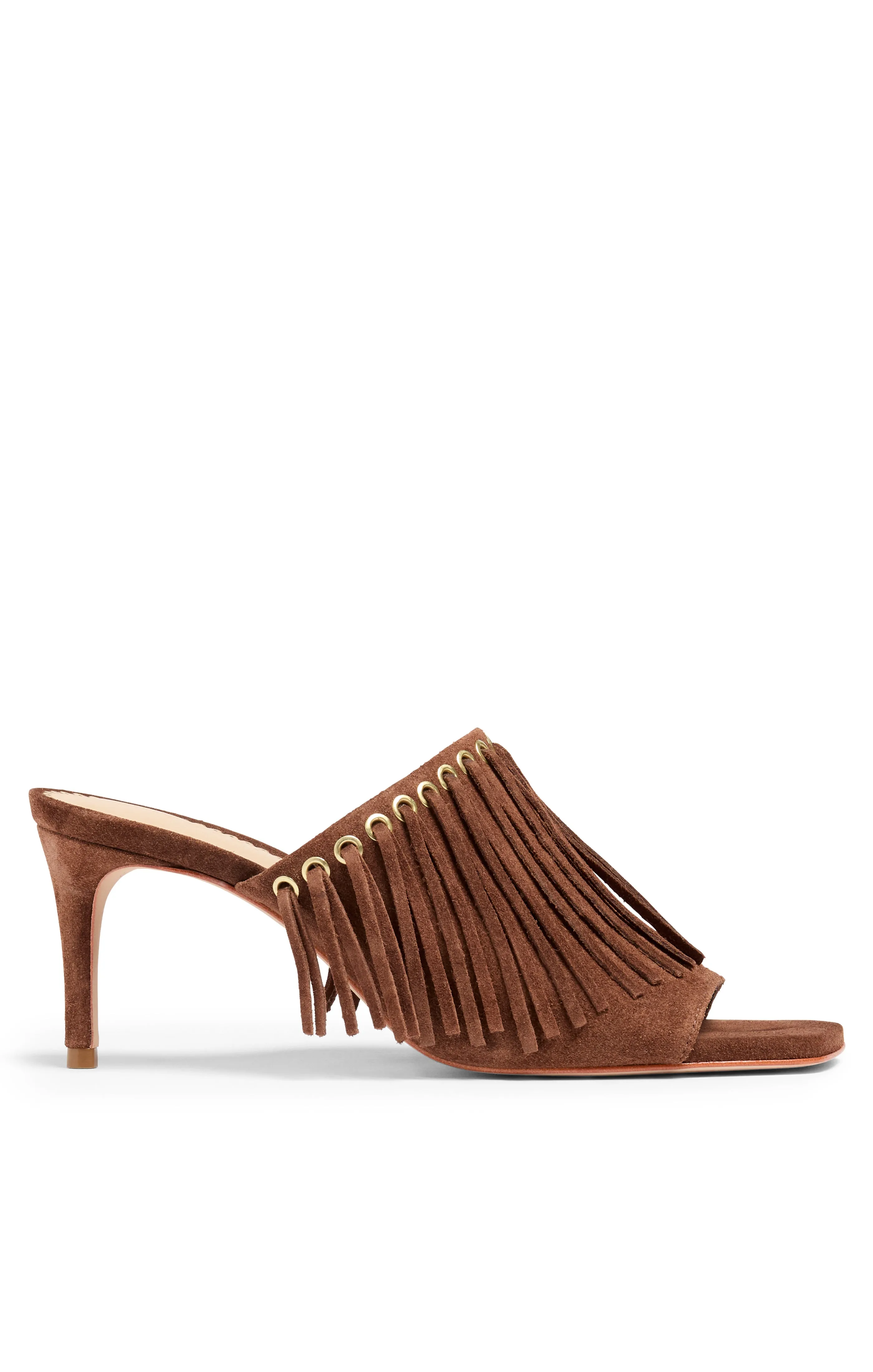 Sabrina Fringe Mule sold by cinq a sept