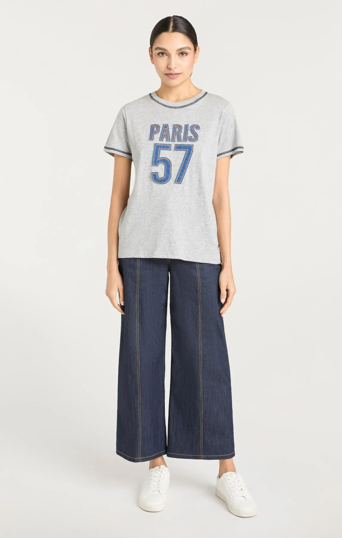 Trapunto Jean Heather Tee sold by cinq a sept product image thumbnail 4