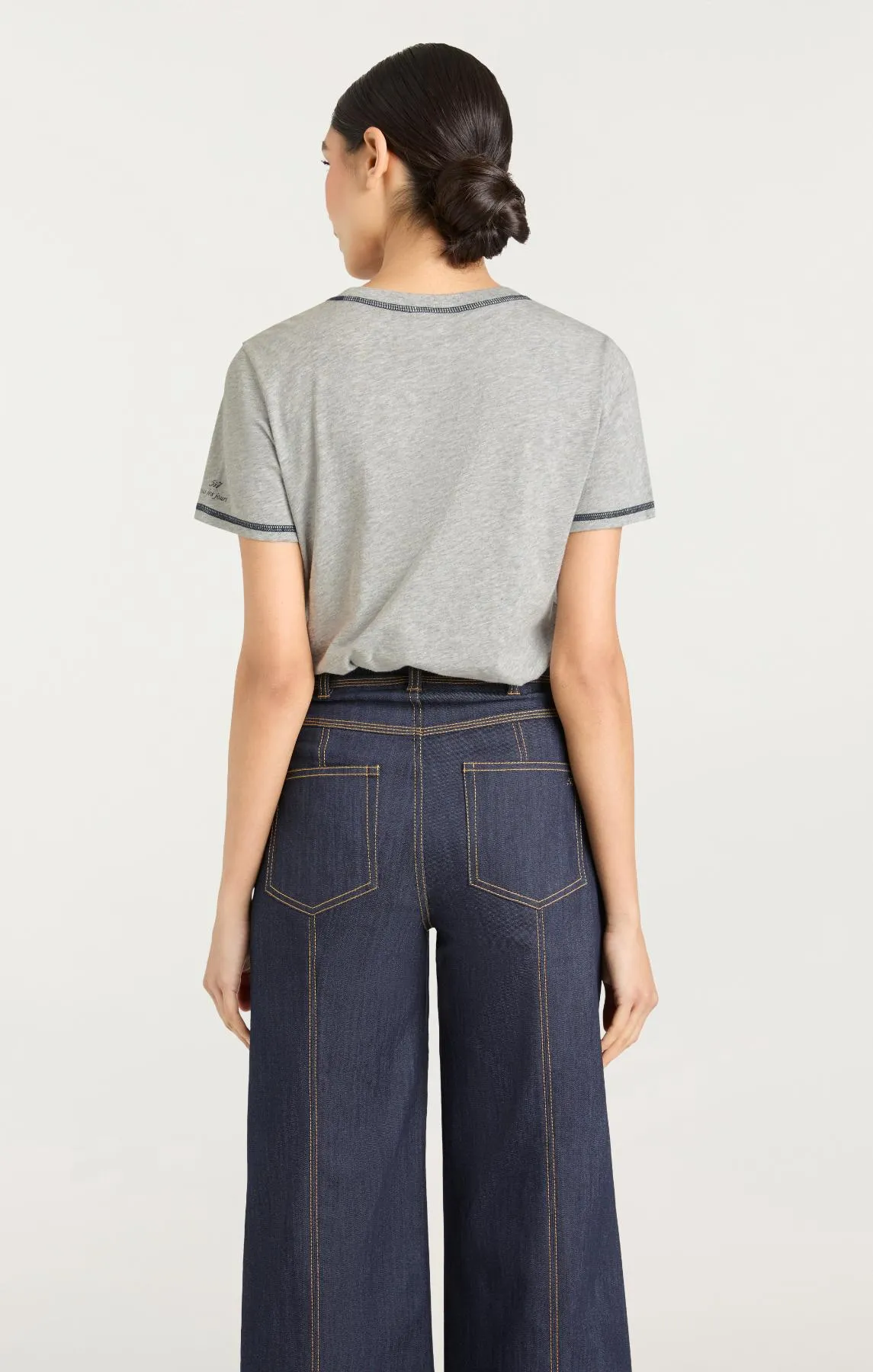 Trapunto Jean Heather Tee sold by cinq a sept product image thumbnail 3