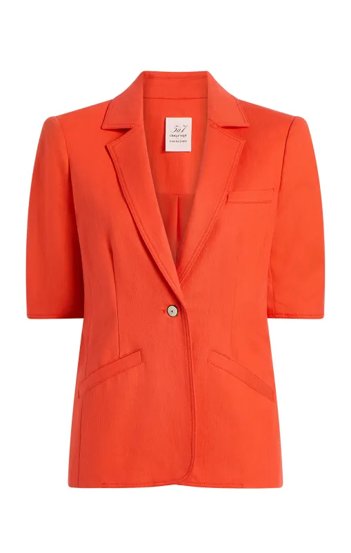 Short Sleeve Khloe Jean Blazer sold by cinq a sept
