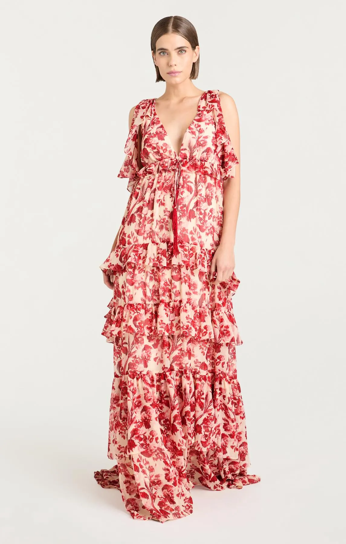 Floral Ribbons Omelia Gown sold by cinq a sept product image thumbnail 5