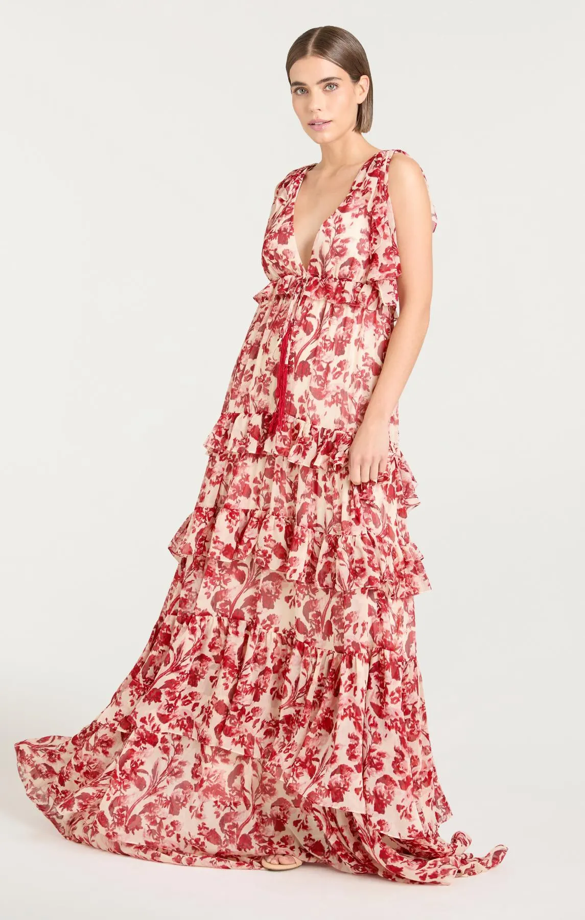 Floral Ribbons Omelia Gown sold by cinq a sept product image thumbnail 2