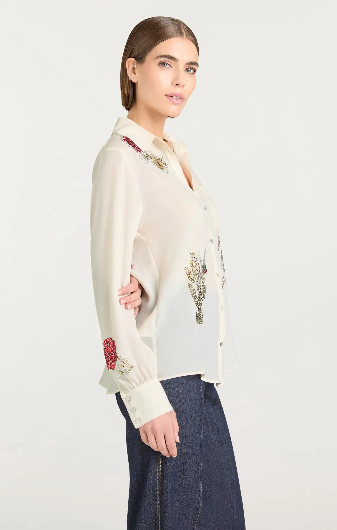 Western Amour Blanche Top sold by cinq a sept product image thumbnail 3
