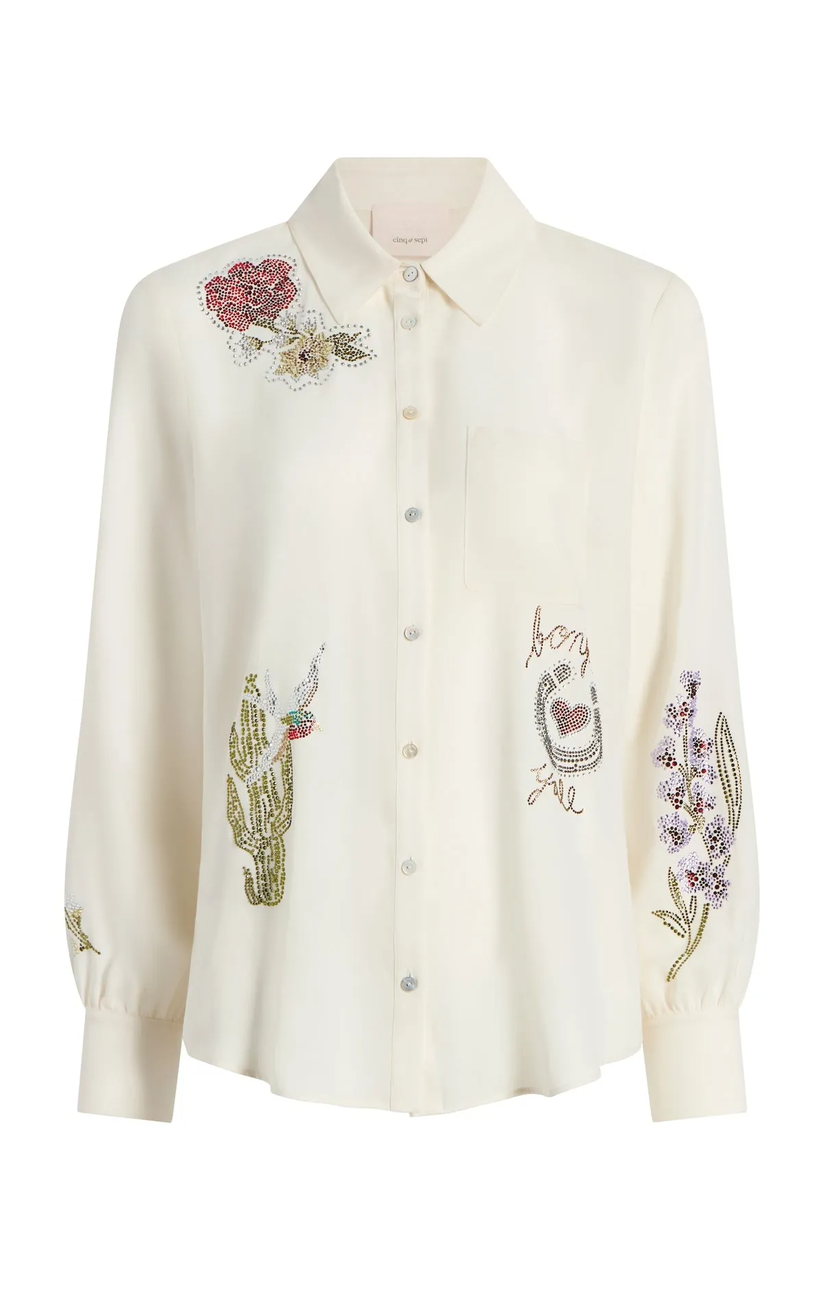 Western Amour Blanche Top sold by cinq a sept