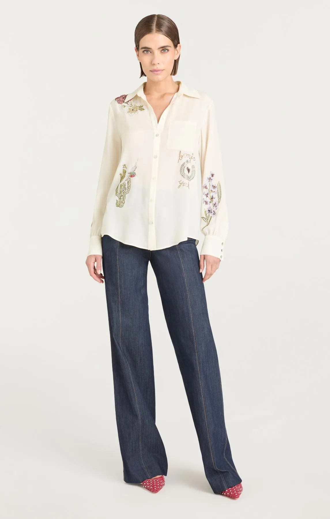 Western Amour Blanche Top sold by cinq a sept product image thumbnail 2