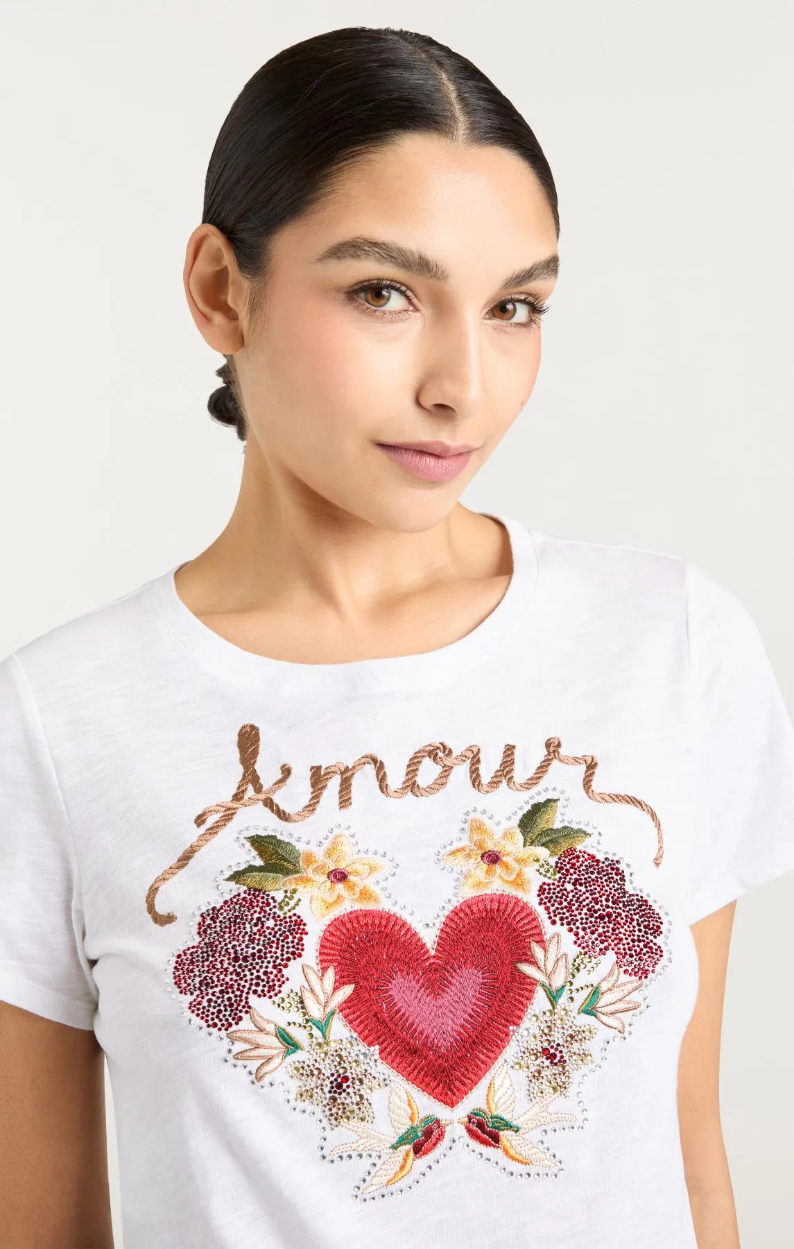 Western Amour Shrunken Tee sold by cinq a sept product image thumbnail 3