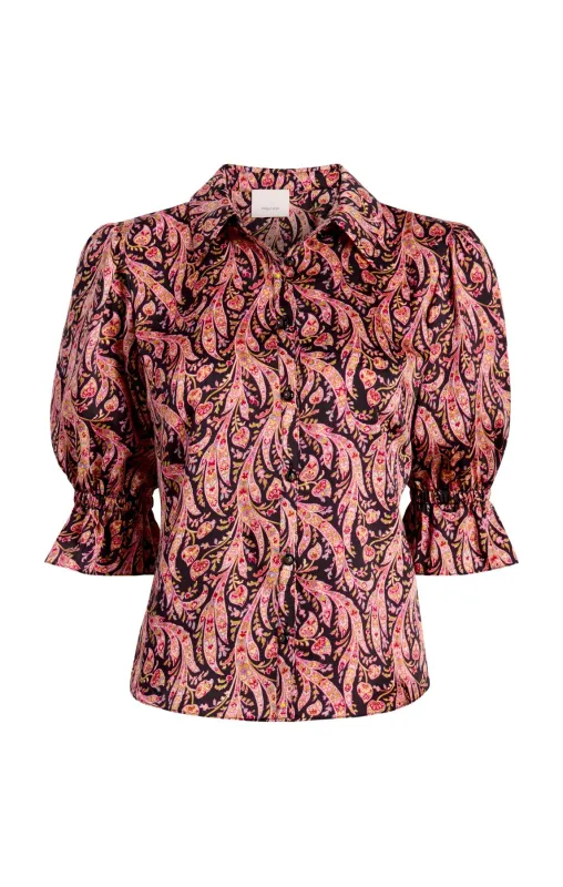 Charming Paisley Fiona Top sold by cinq a sept