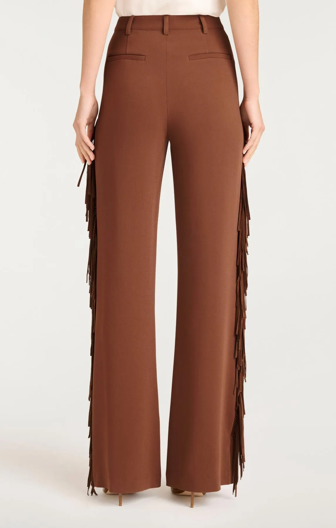 Suede Fringe Keo Pant sold by cinq a sept product image thumbnail 3