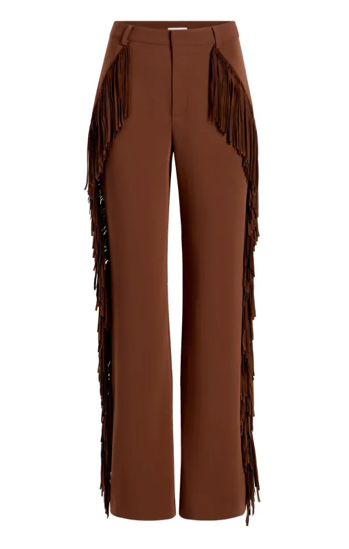 Suede Fringe Keo Pant made by cinq a sept
