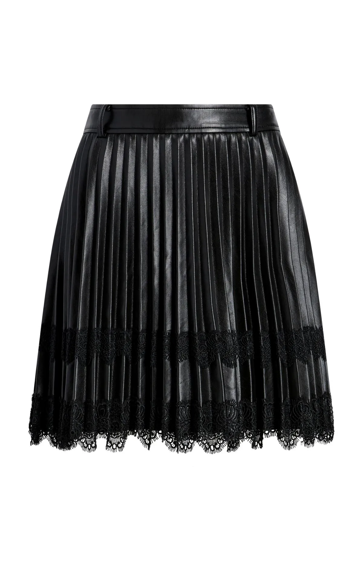 Vegan Leather Laney Skirt sold by cinq a sept