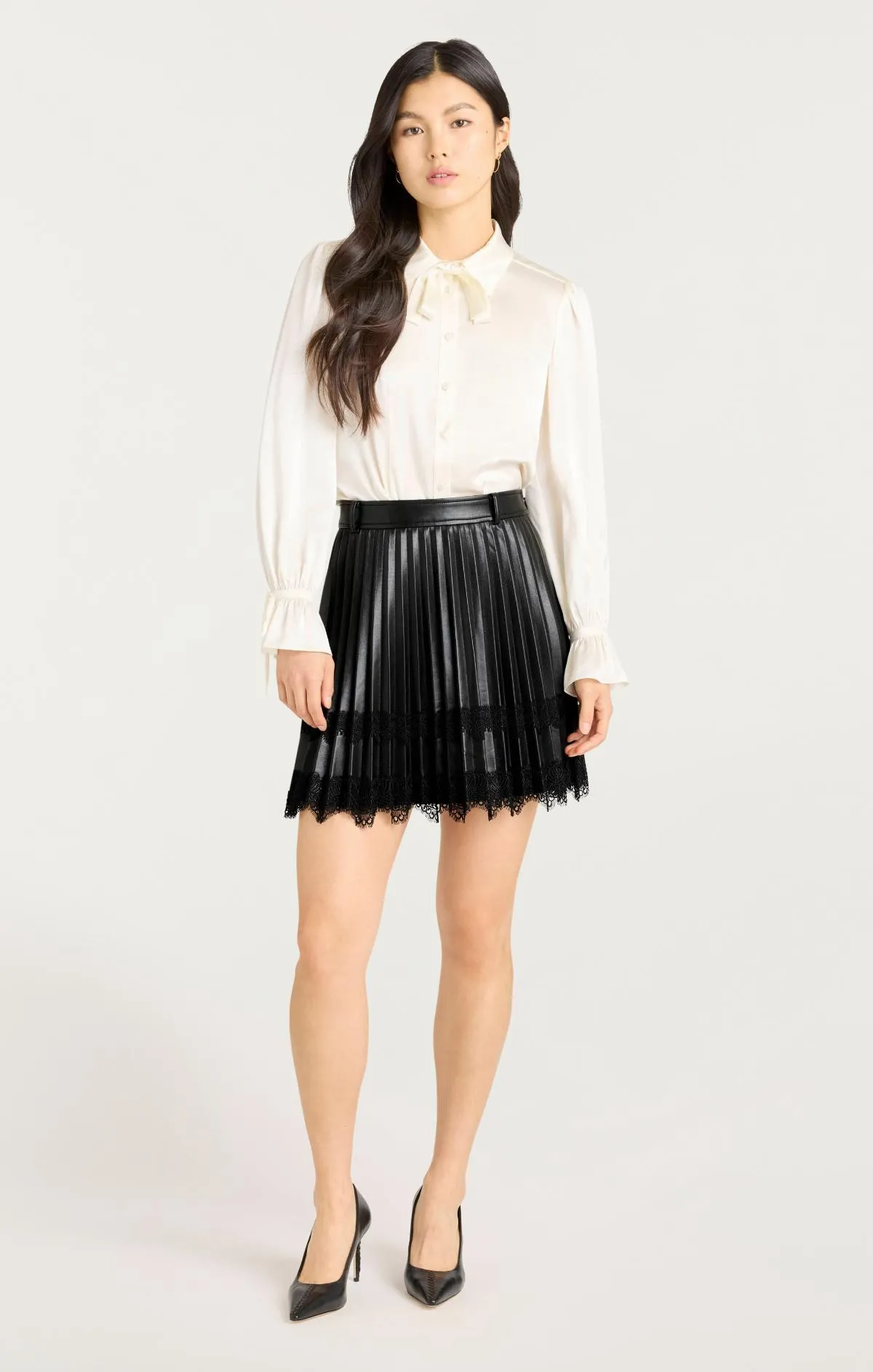 Vegan Leather Laney Skirt sold by cinq a sept product image thumbnail 2