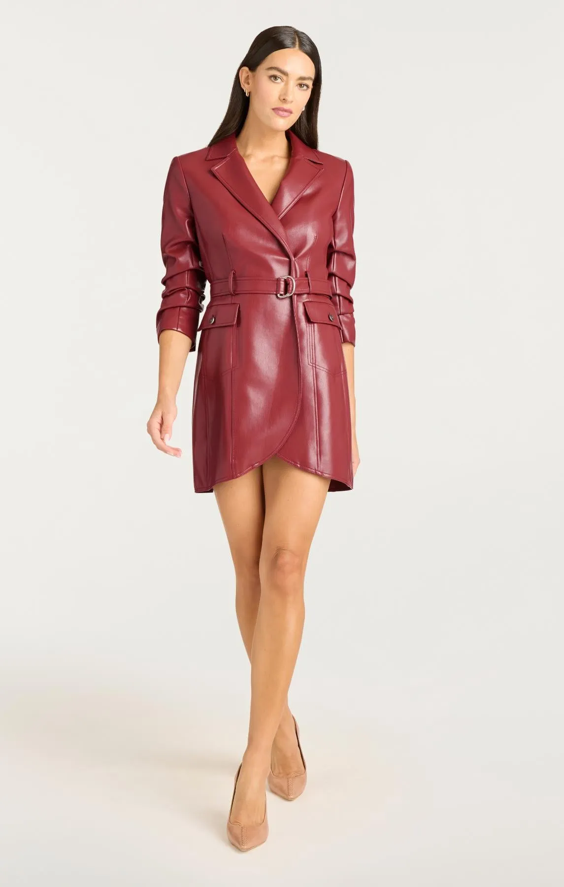 Vegan Leather Jenessa Dress sold by cinq a sept product image thumbnail 5