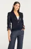 Vegan Leather Le Petit Roxie Blazer sold by cinq a sept