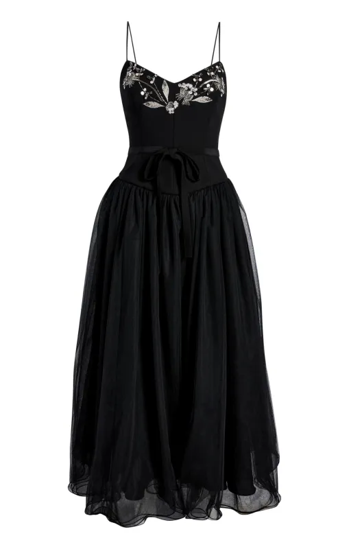 Floral Mixed Media Freddie Dress sold by cinq a sept