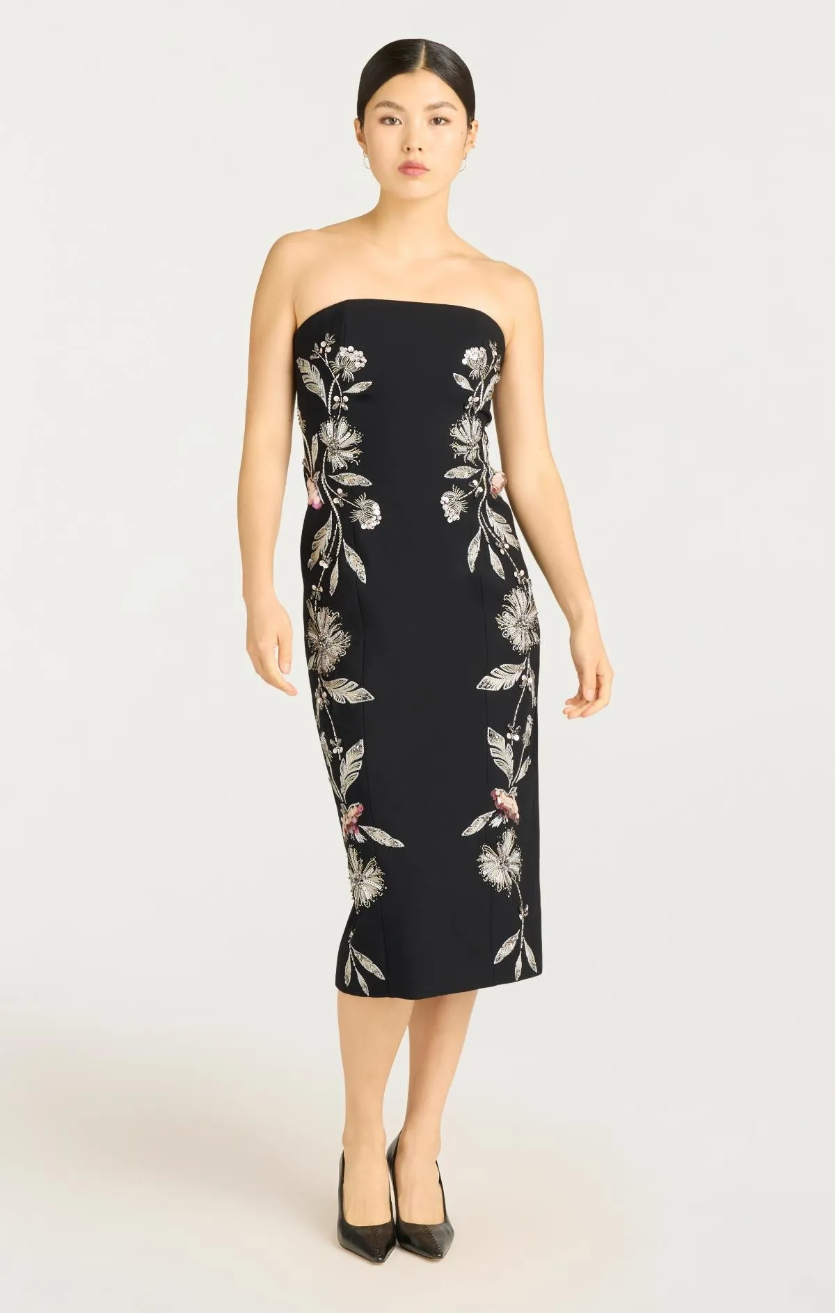 Floral Mixed Media Niles Dress sold by cinq a sept product image thumbnail 2