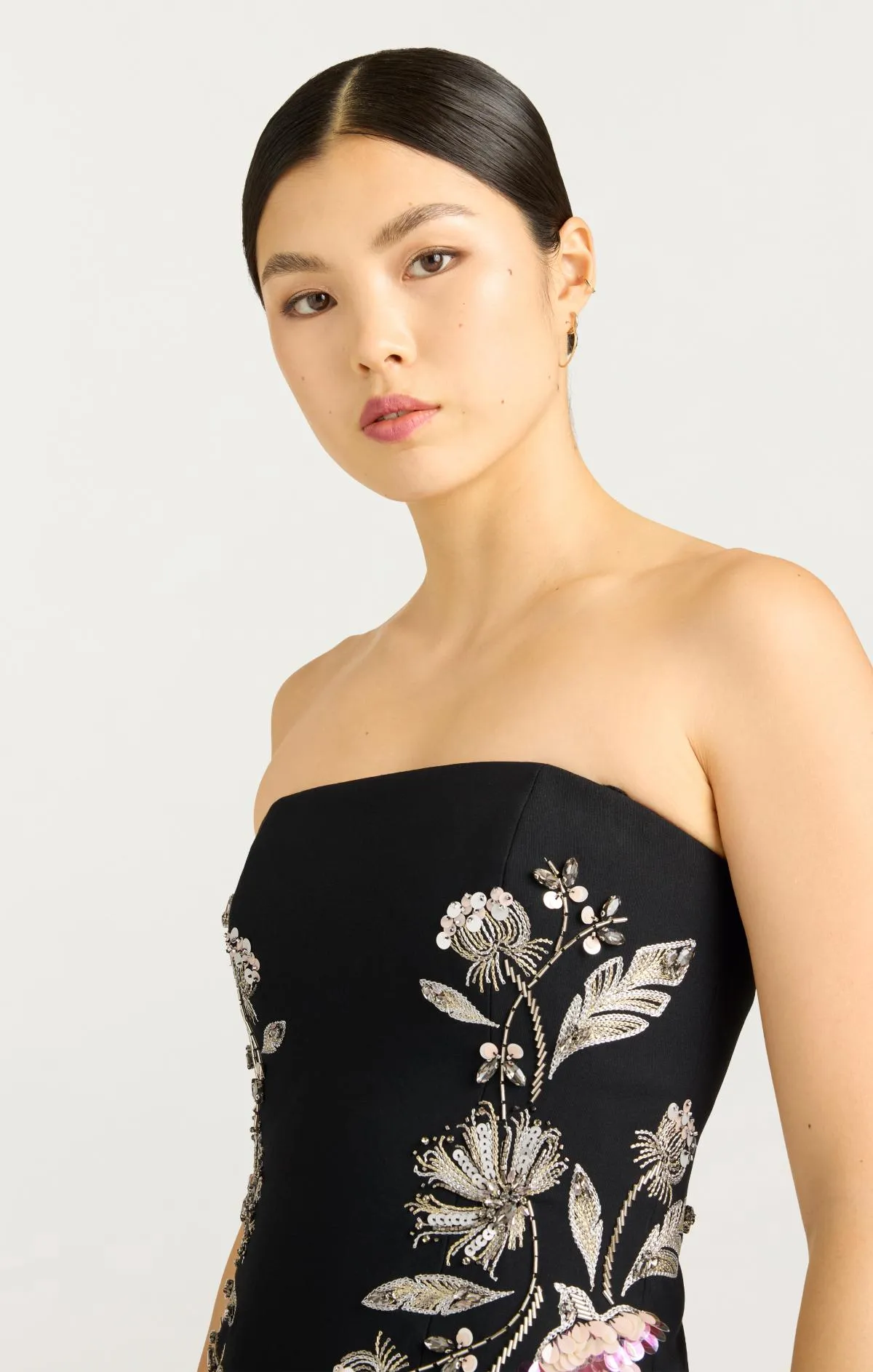 Floral Mixed Media Niles Dress sold by cinq a sept product image thumbnail 4