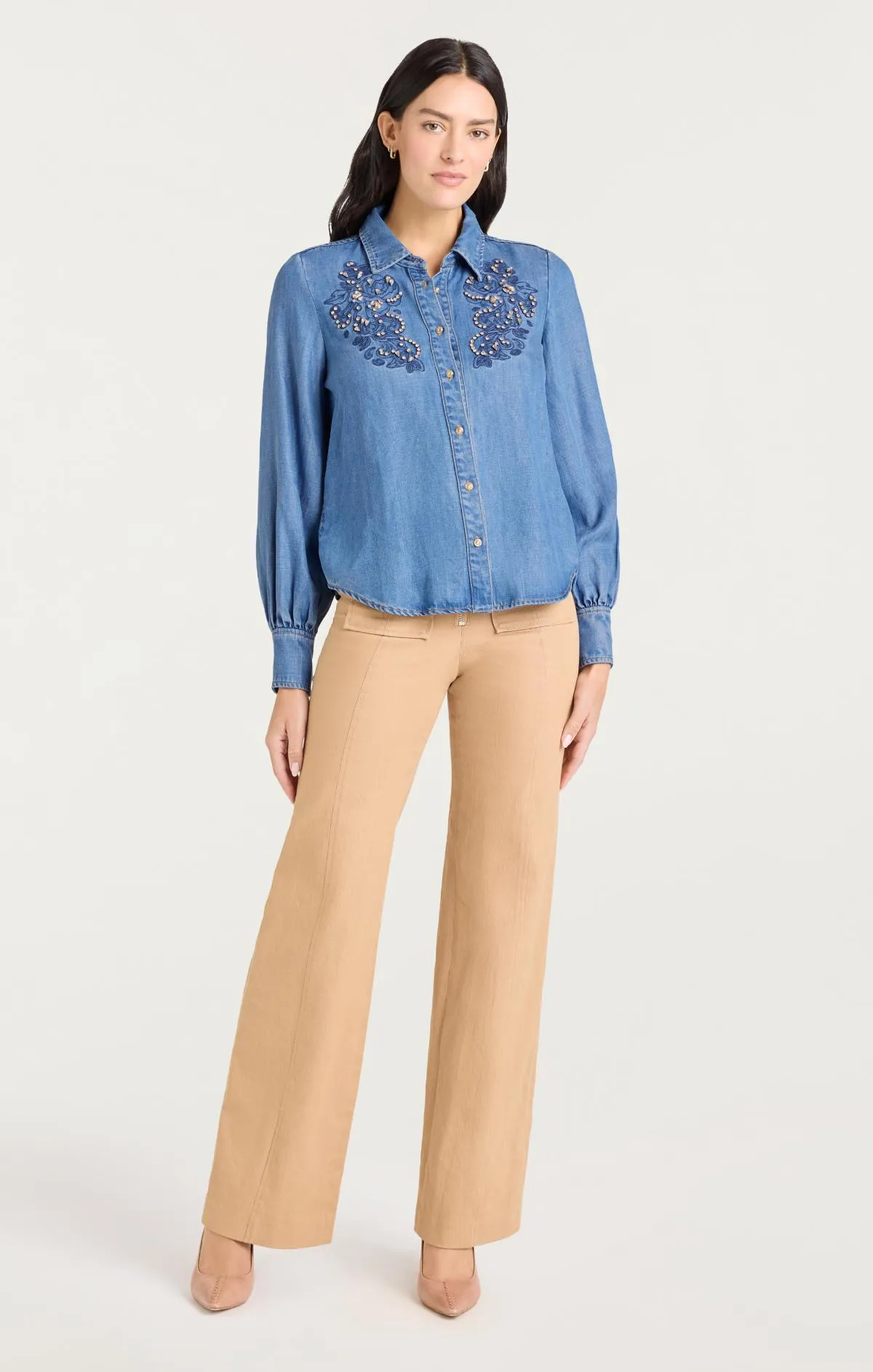 Rhinestone Embellished Juliette Jean Top sold by cinq a sept product image thumbnail 2