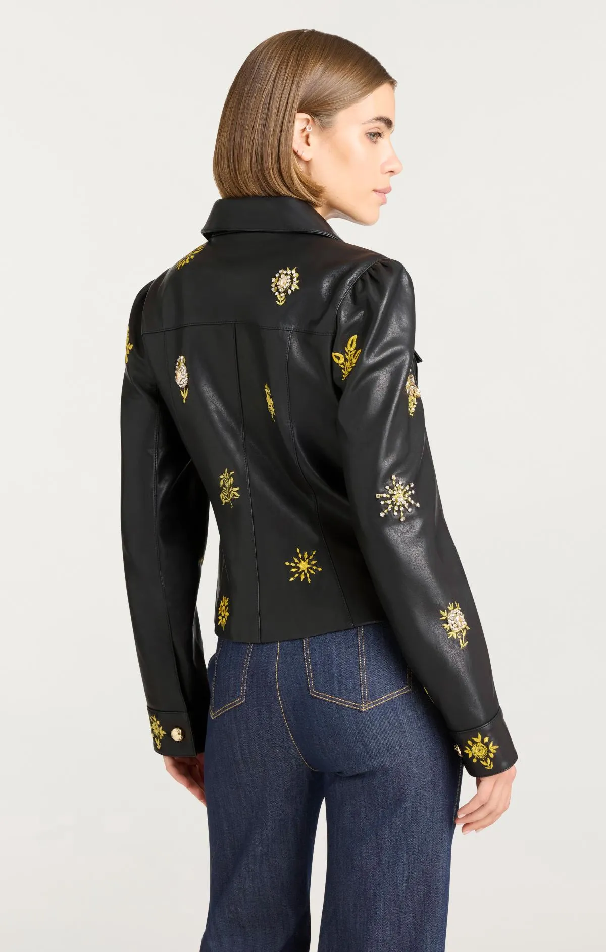 Leila Leather Sarita Jacket sold by cinq a sept product image thumbnail 4