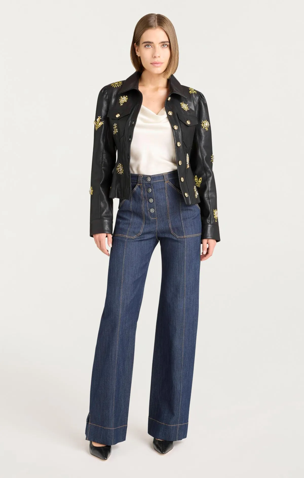 Leila Leather Sarita Jacket sold by cinq a sept product image thumbnail 5