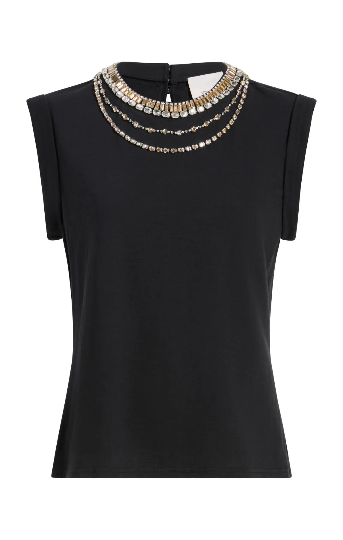 Layered Necklace Bella Tee sold by cinq a sept