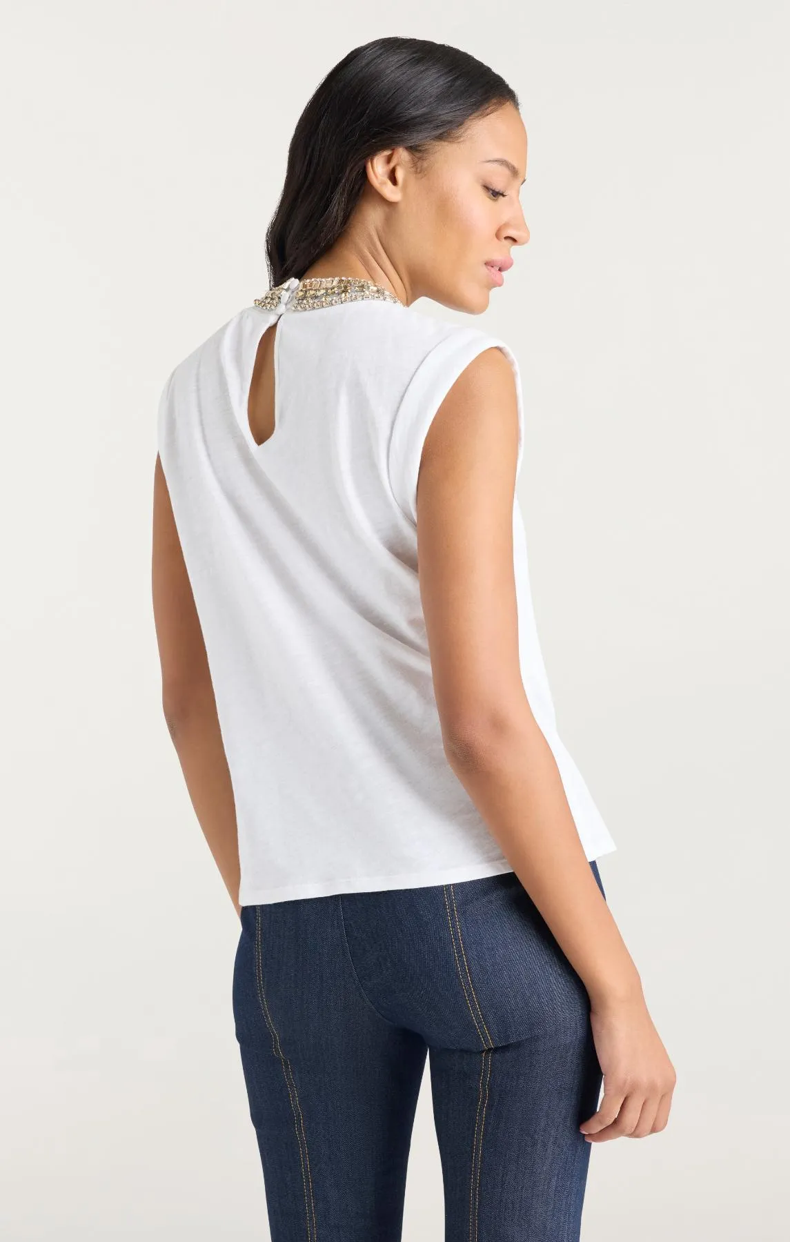 Layered Necklace Bella Tee sold by cinq a sept product image thumbnail 3