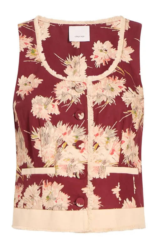 Mae Bouquet Rowena Top sold by cinq a sept