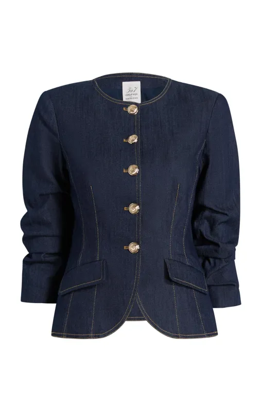 Scrunched Chris Jean Jacket made by cinq a sept
